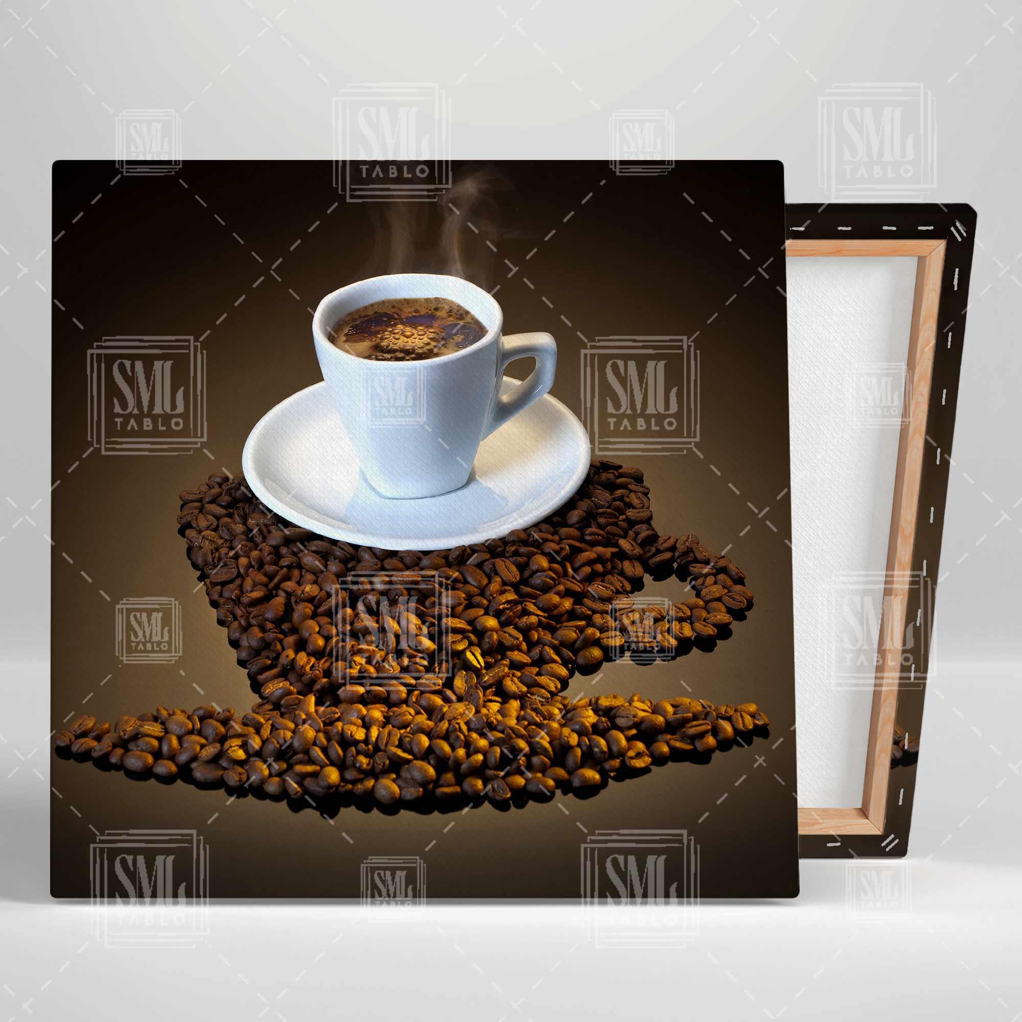 Kahve Fincan Duman Cafe Dekorasyon Kare Kanvas Tablo Kahve Fincan Duman Cafe Dekorasyon Kare Kanvas Tablo