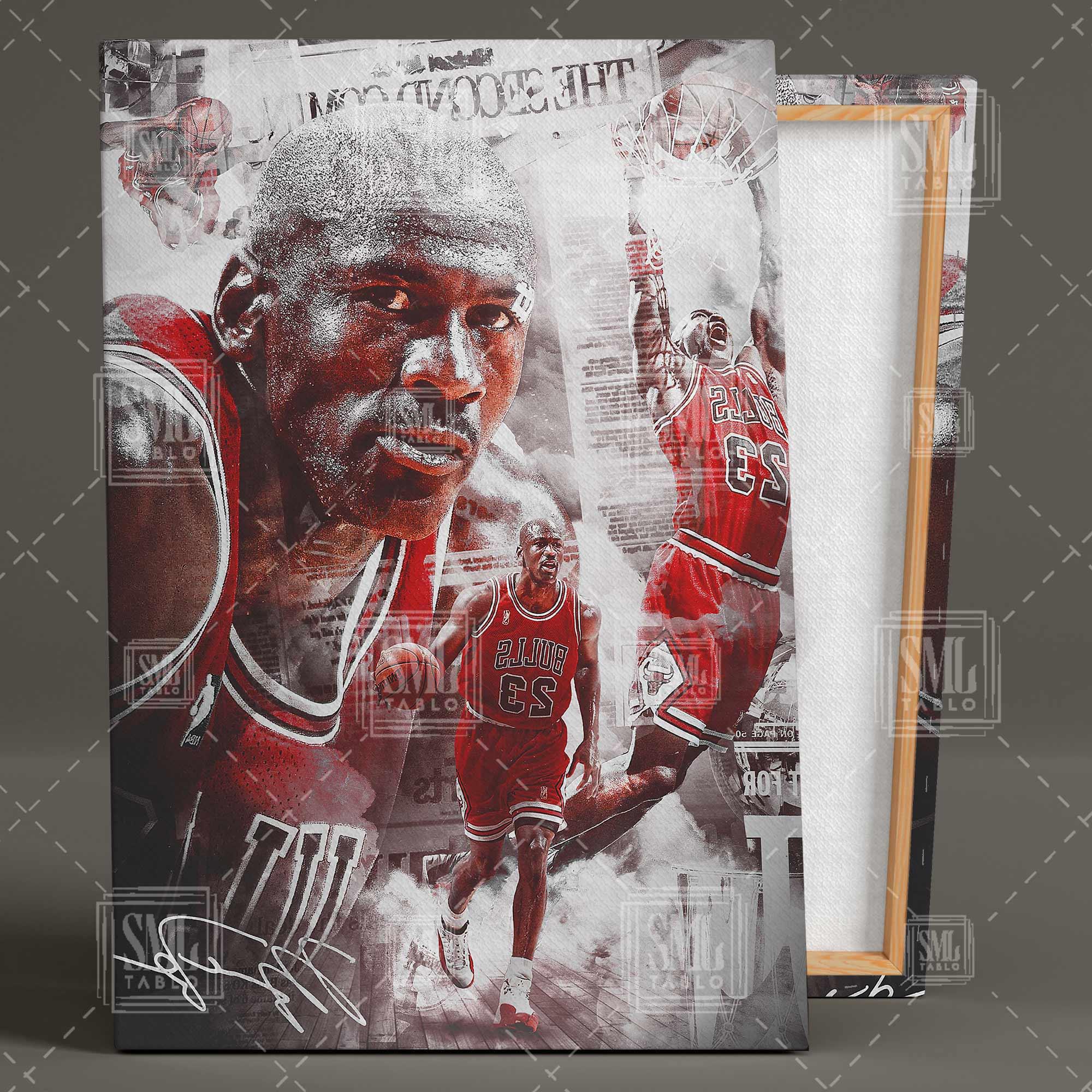 Michael Jordan Art Chicago Bulls Basketbol Kırmızı Forma Nba Üçlü Kombin 3 lü Set Kanvas Tablo Michael Jordan Art Chicago Bulls Basketbol Kırmızı Forma Nba Üçlü Kombin 3 lü Set Kanvas Tablo