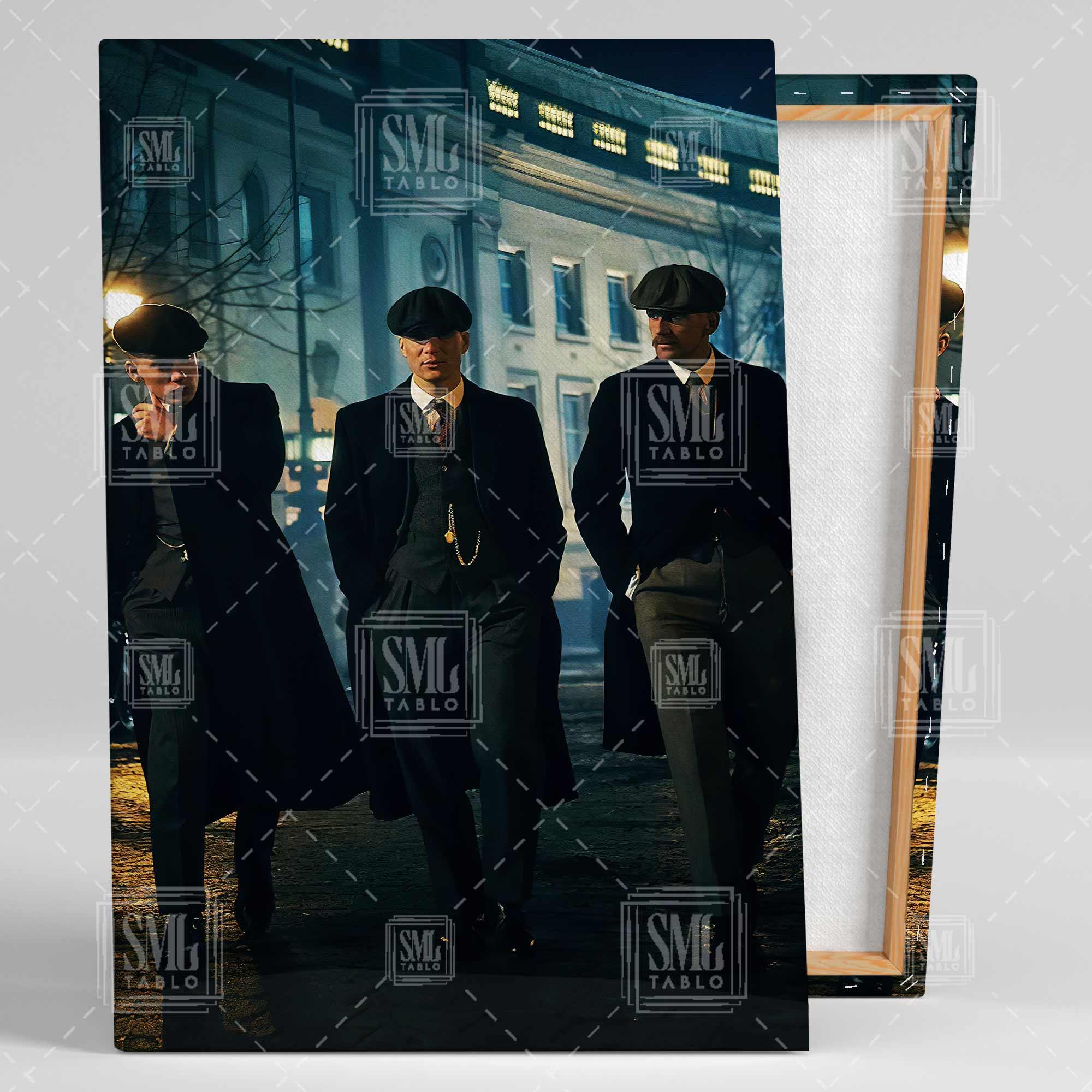 Peaky Blinders Sokak Serserileri Dikey Kanvas Tablo Peaky Blinders Sokak Serserileri Dikey Kanvas Tablo