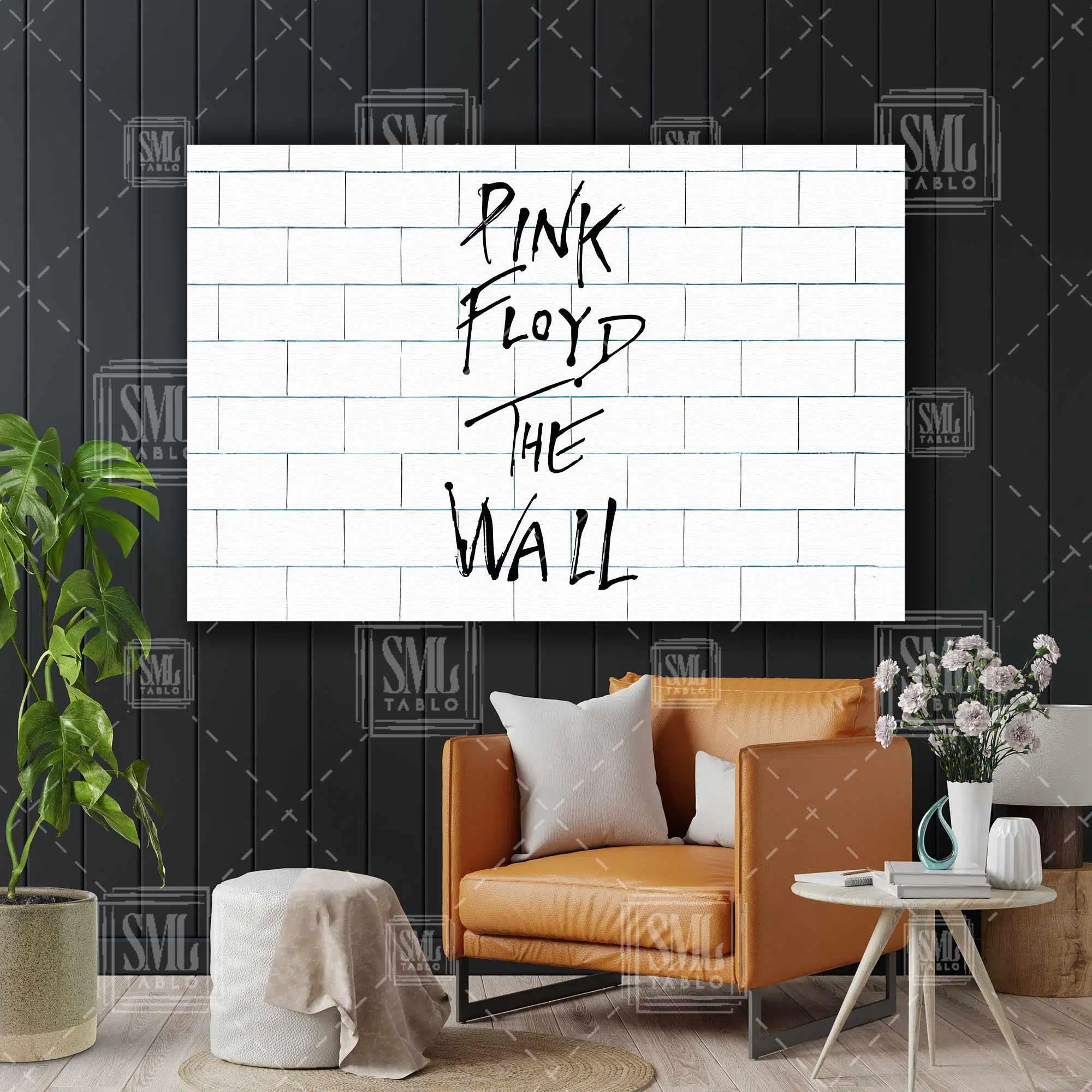 Pink Floyd The Wall Müzik Grubu Albüm Kapağı Yatay Kanvas Tablo