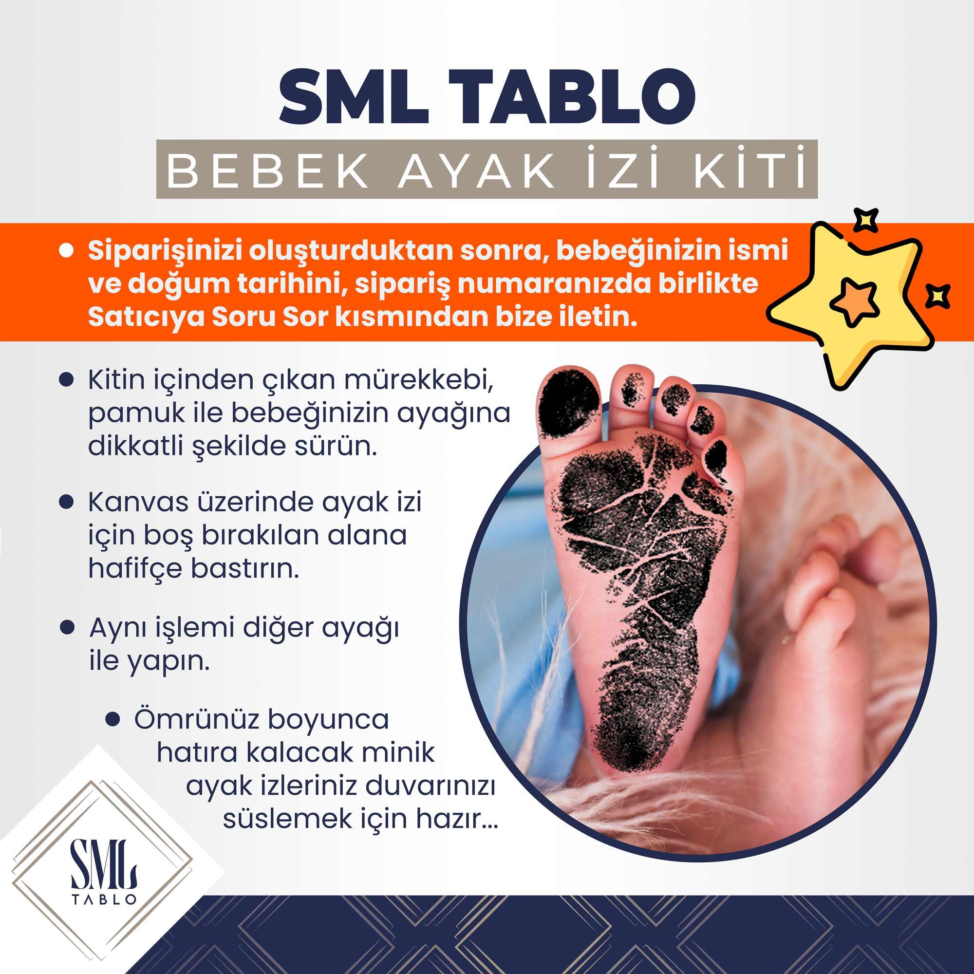 Şirin Tavşan Bebek Ayak İzi Seti İsimli ve Tarihli Yeni Doğan Hatırası Bebek Odası Dikey Kanvas Tablo Şirin Tavşan Bebek Ayak İzi Seti İsimli ve Tarihli Yeni Doğan Hatırası Bebek Odası Dikey Kanvas Tablo