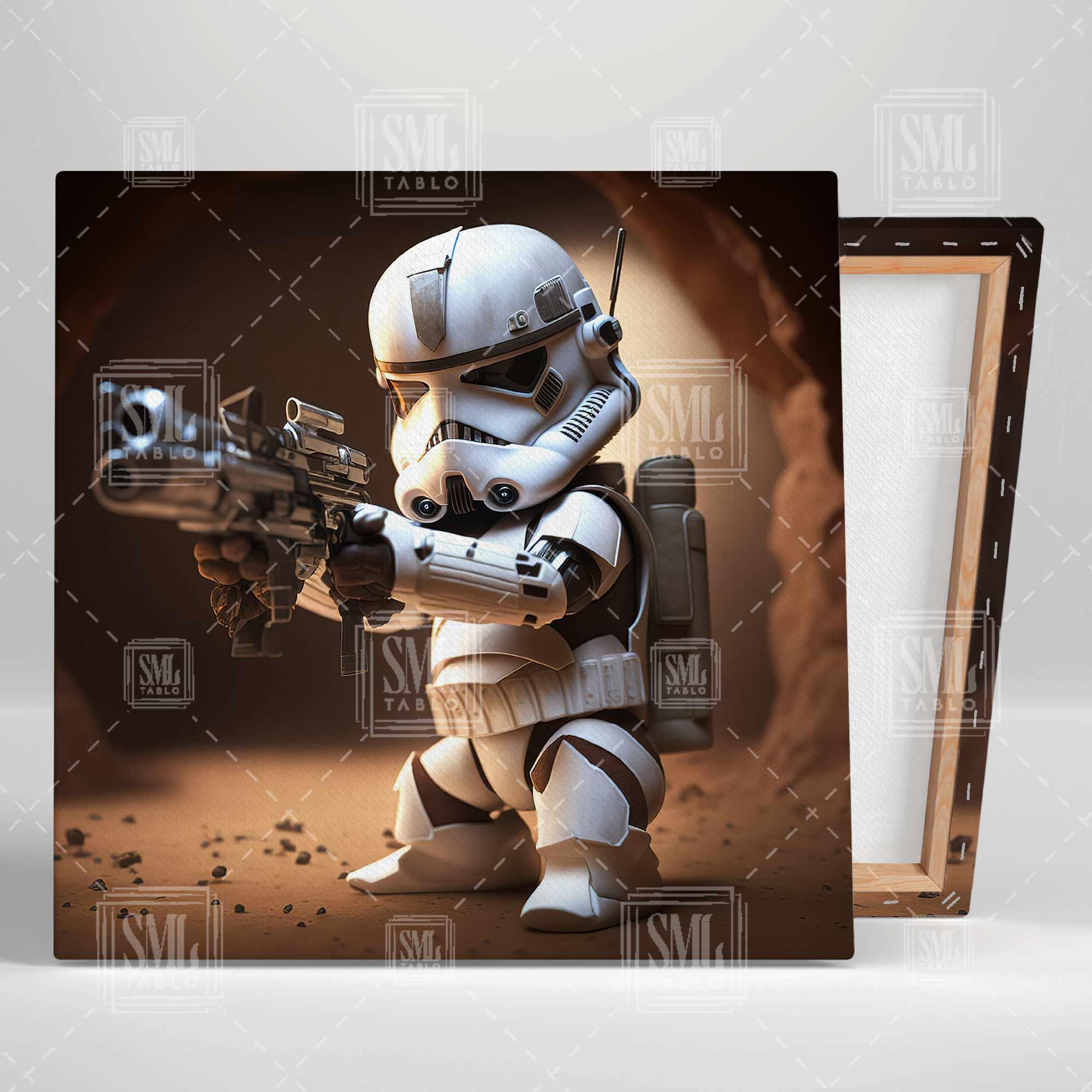 Star Wars Sevimli Stormtrooper Efsane Film Karakteri Kare Kanvas Tablo Star Wars Sevimli Stormtrooper Efsane Film Karakteri Kare Kanvas Tablo