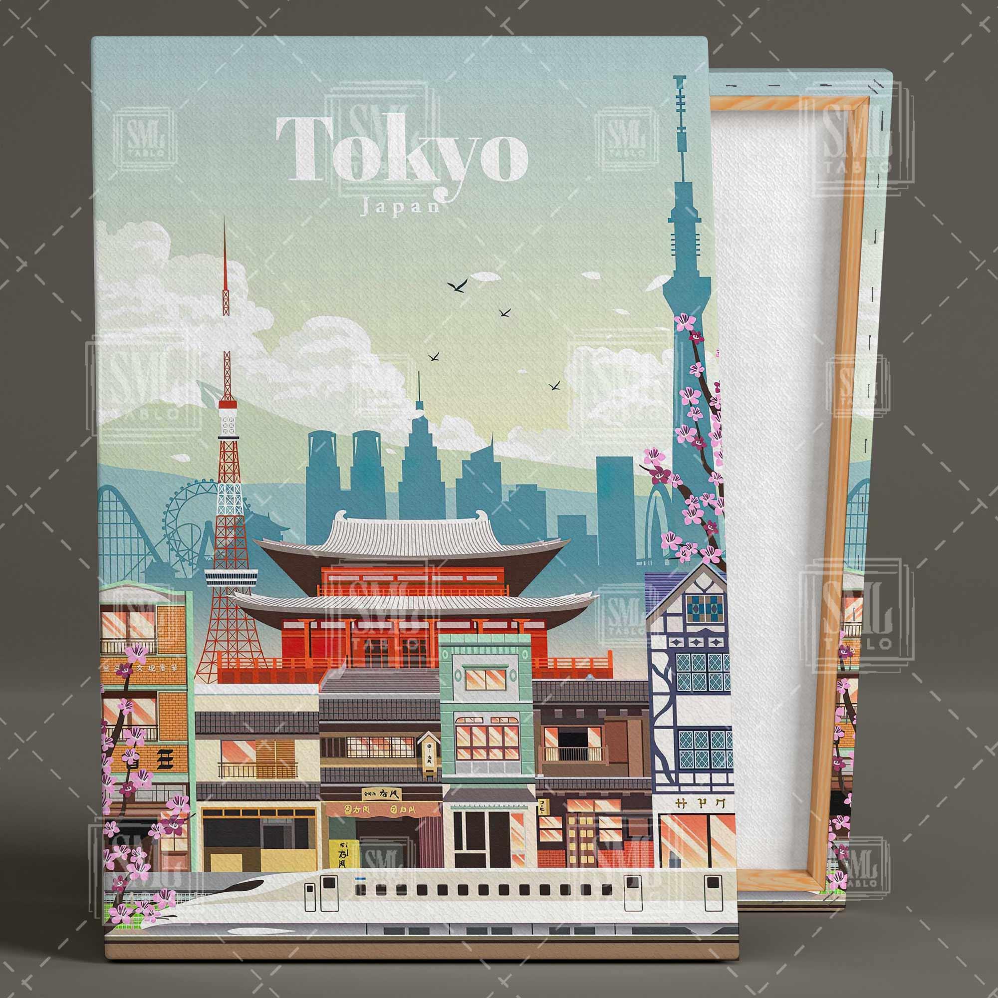 Tokyo Havana Paris Minimal İlüstrasyonlar Turistik Şehirler Üçlü Kombin 3 lü Set Kanvas Tablo Tokyo Havana Paris Minimal İlüstrasyonlar Turistik Şehirler Üçlü Kombin 3 lü Set Kanvas Tablo