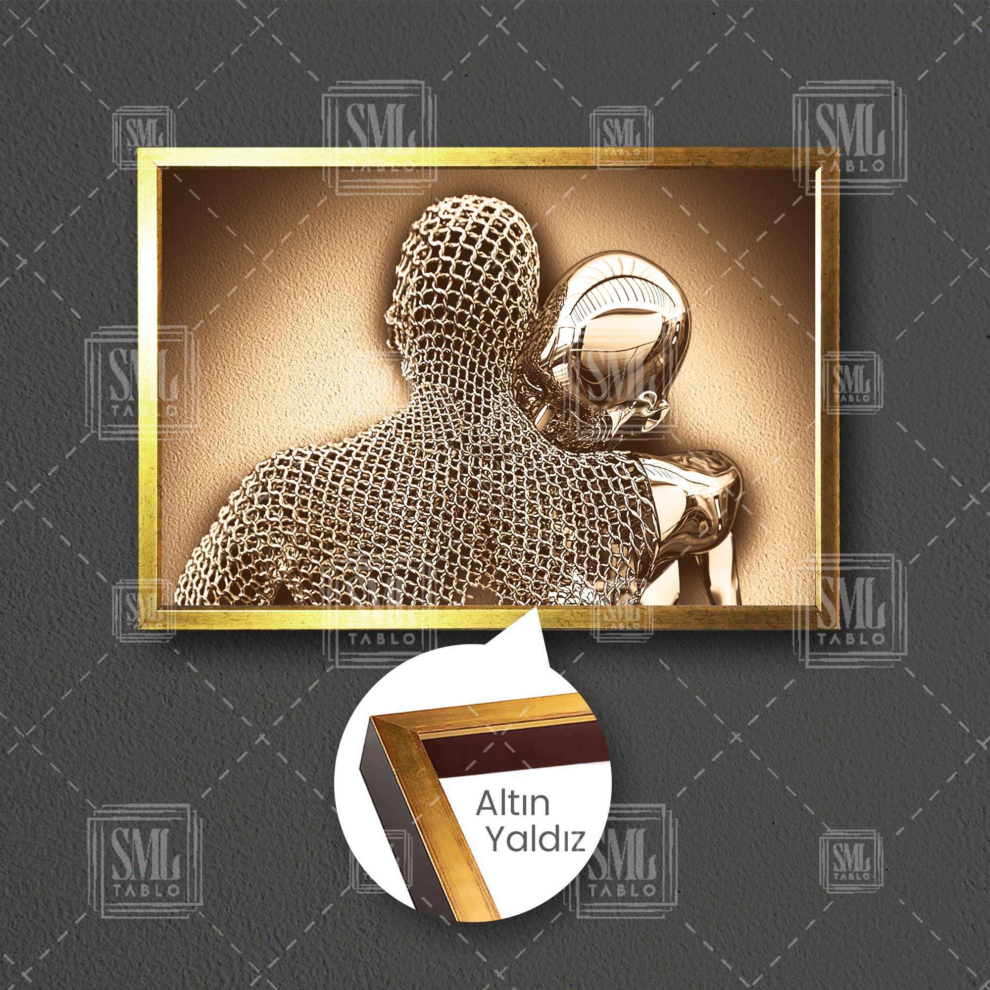 Metal Zincir Sepya Metalik Sarılan Romantik Çift Aşk Love Çerçeveli Yatay Kanvas Tablo Metal Zincir Sepya Metalik Sarılan Romantik Çift Aşk Love Çerçeveli Yatay Kanvas Tablo