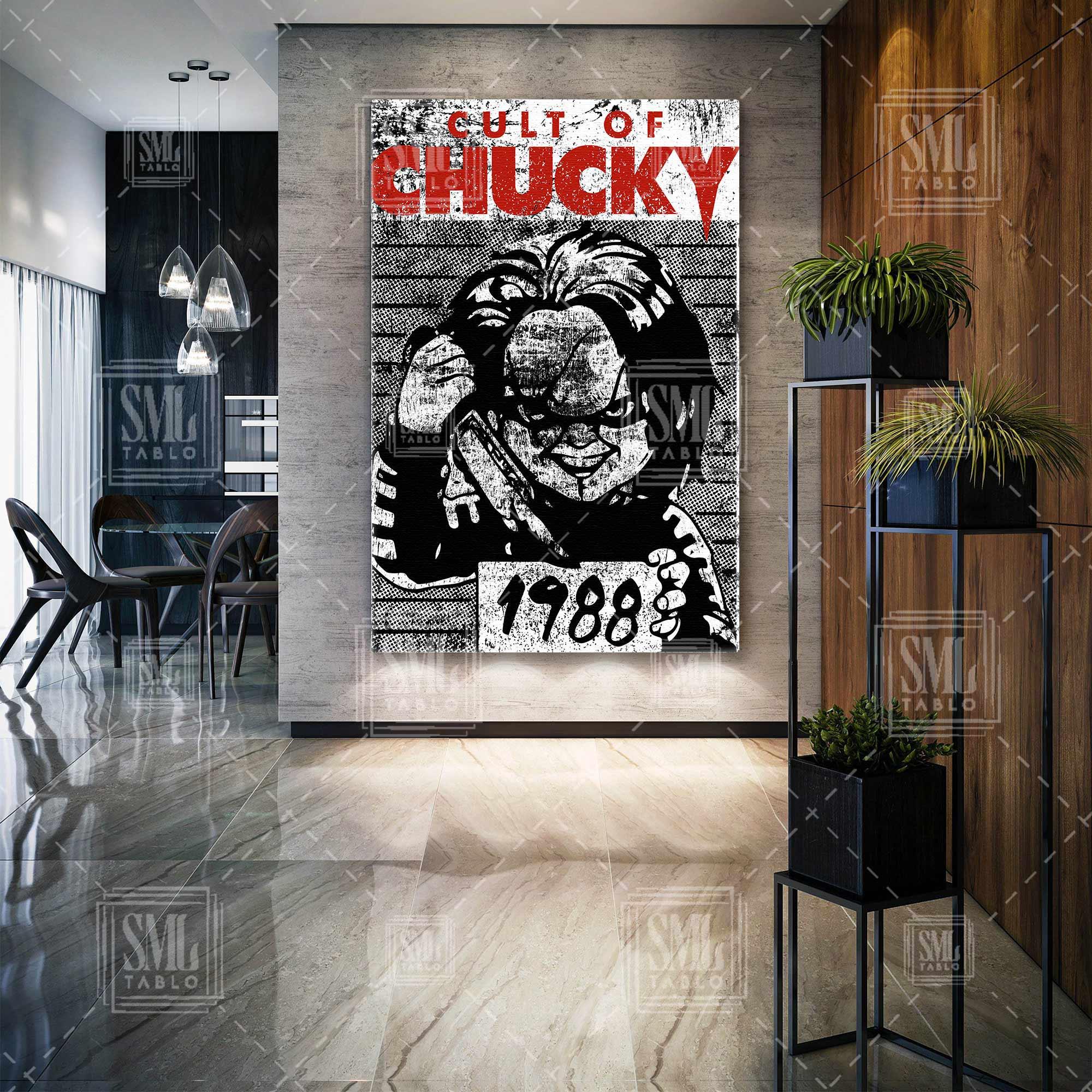 Çaki Korku Filmi Cult Of Chucky Film Posteri Dikey Kanvas Tablo Çaki Korku Filmi Cult Of Chucky Film Posteri Dikey Kanvas Tablo