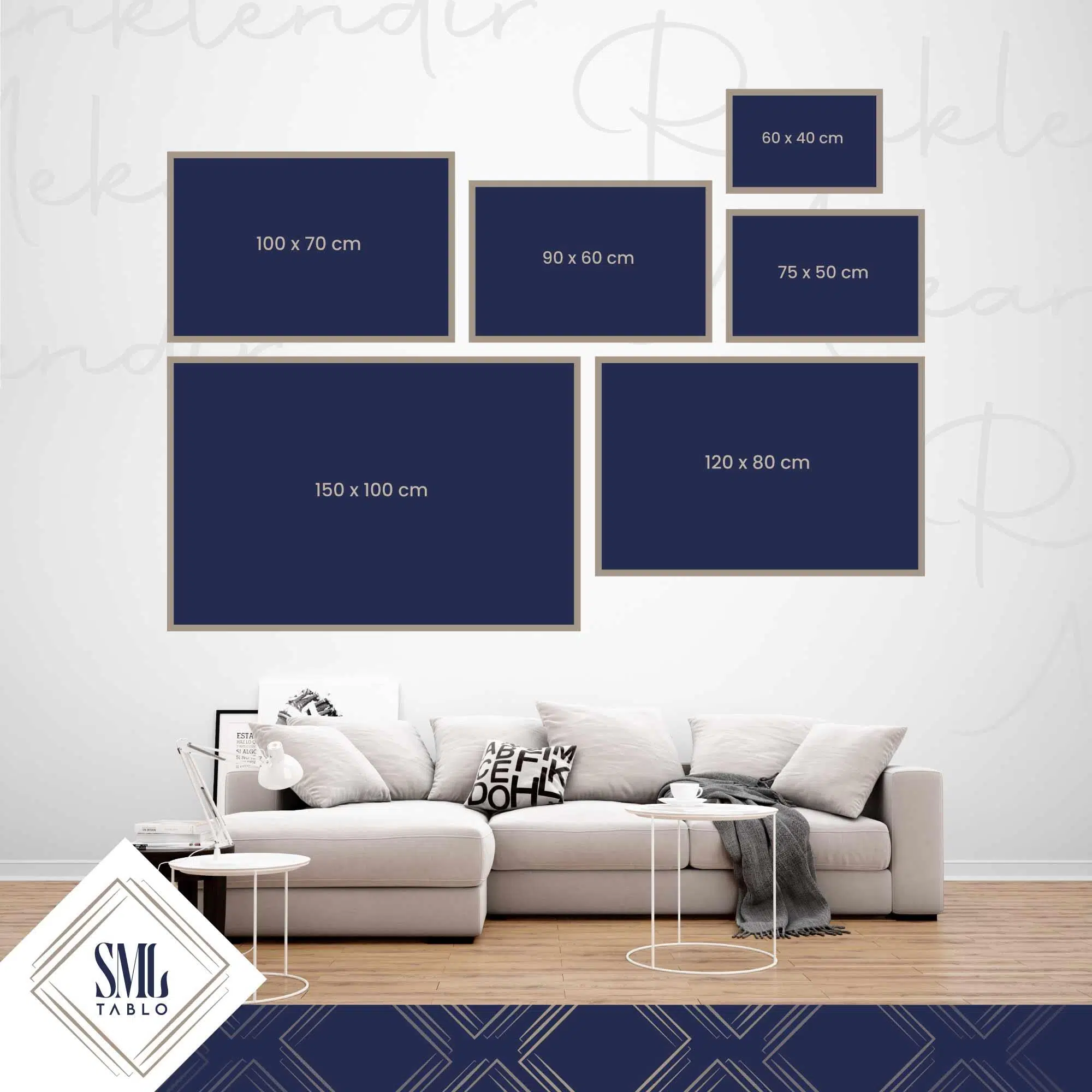 Sonbahar Doğa Manzarası Yaprak Dökümü Solan Yapraklar Yatay Kanvas Tablo