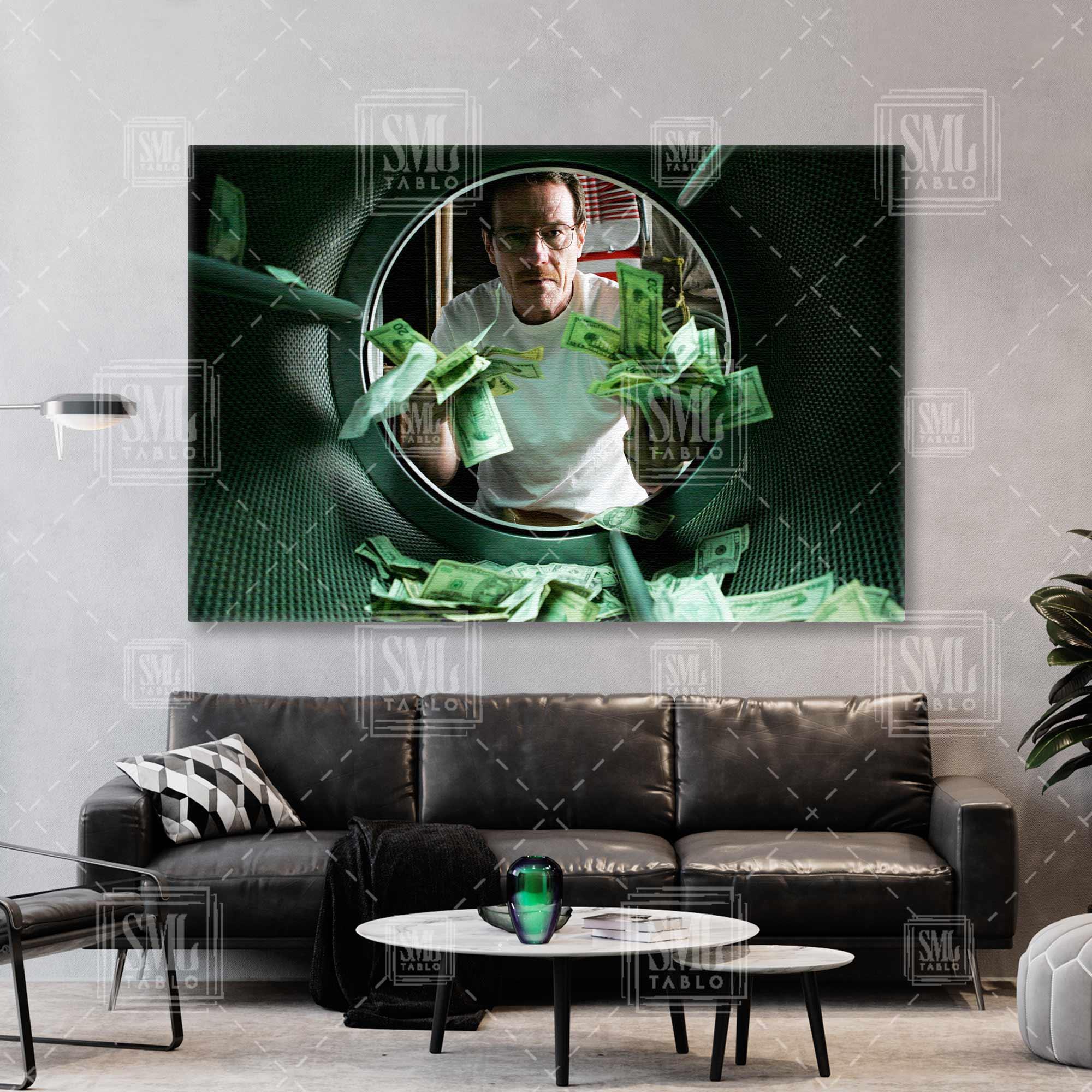 Walter White Kimya Öğretmeni Heinsenberg Breaking Bad Dizi Yatay Kanvas Tablo Walter White Kimya Öğretmeni Heinsenberg Breaking Bad Dizi Yatay Kanvas Tablo